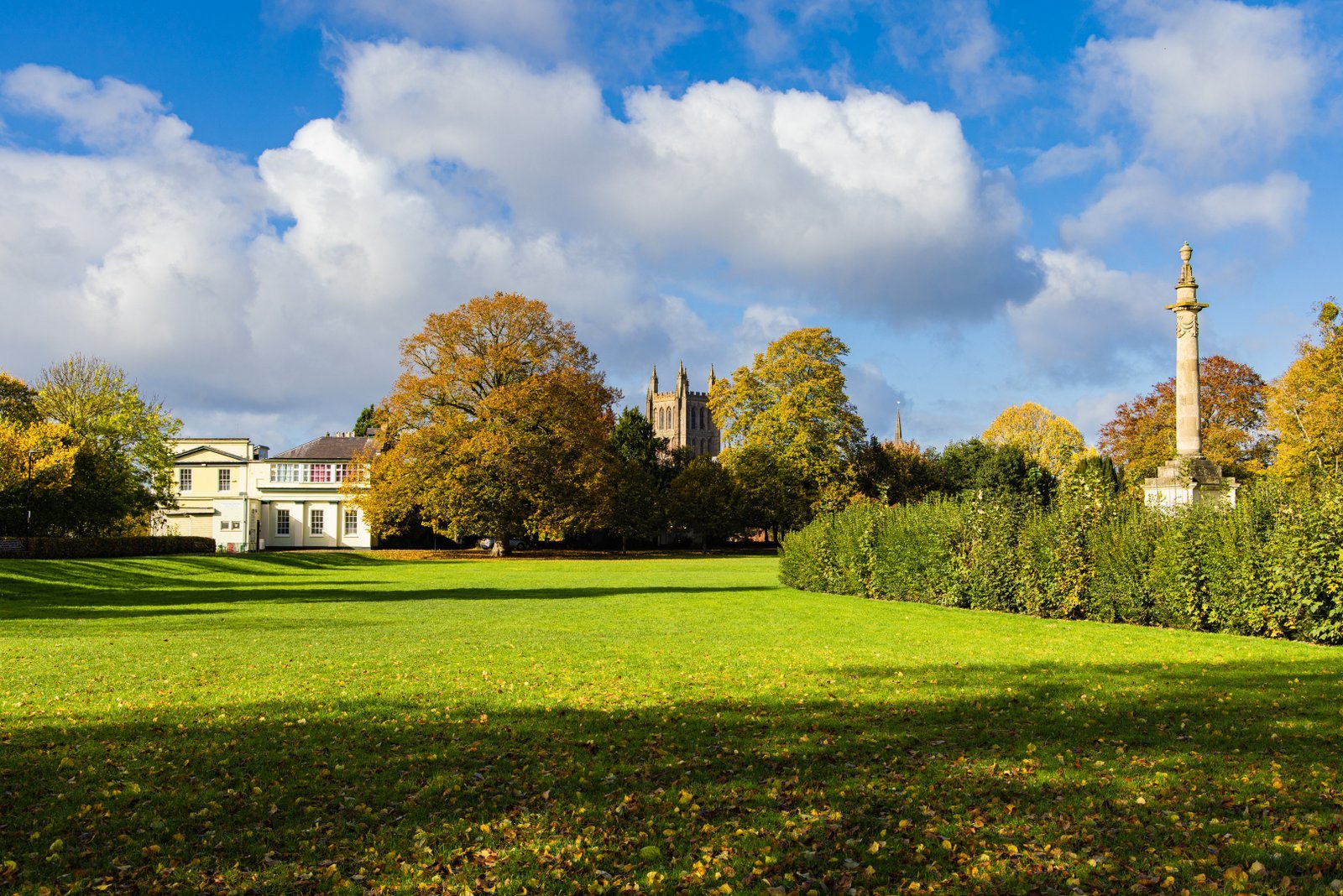 Across Hereford Castle Green.JPG