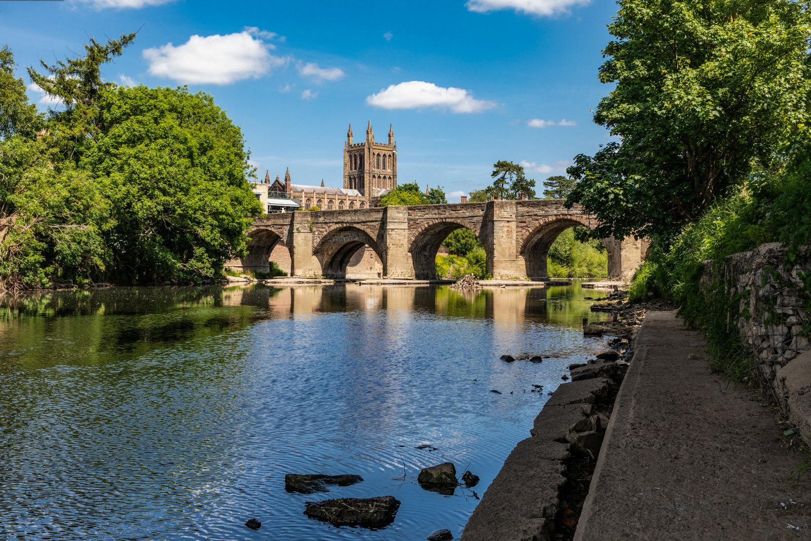 Towards the Wye Bridge.JPG